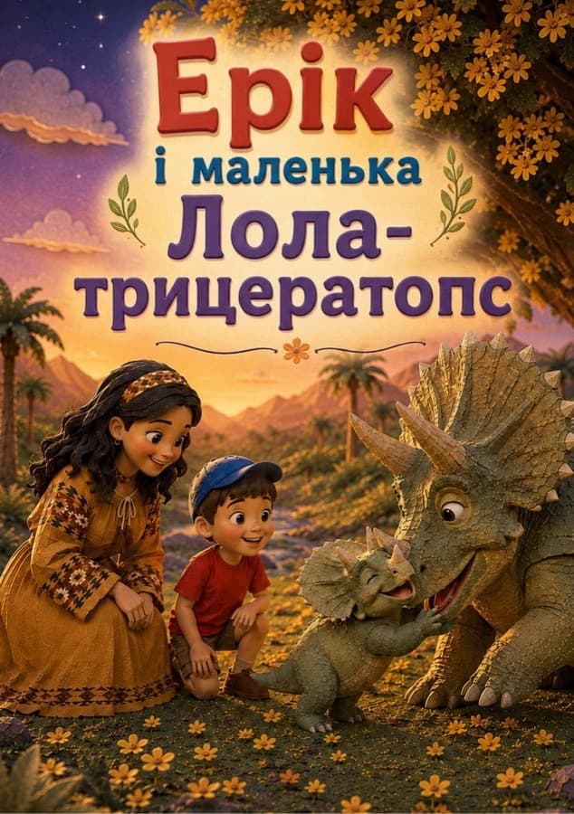 Ерік і маленька Лола - Трицератопс