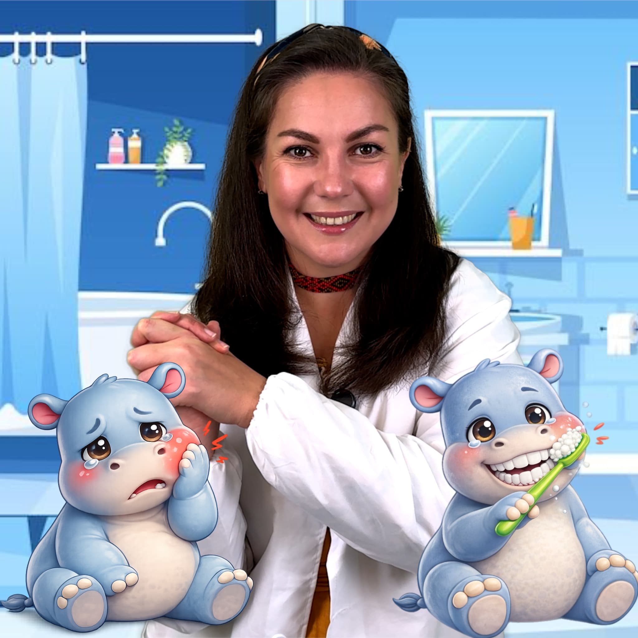 Бегемот не чистив зуби